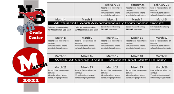 March Calendar March Calendar
